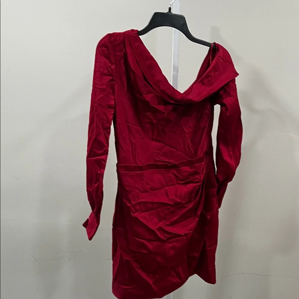 SIMKHAI Cameron Dress in Cherry - Picture 2 of 8